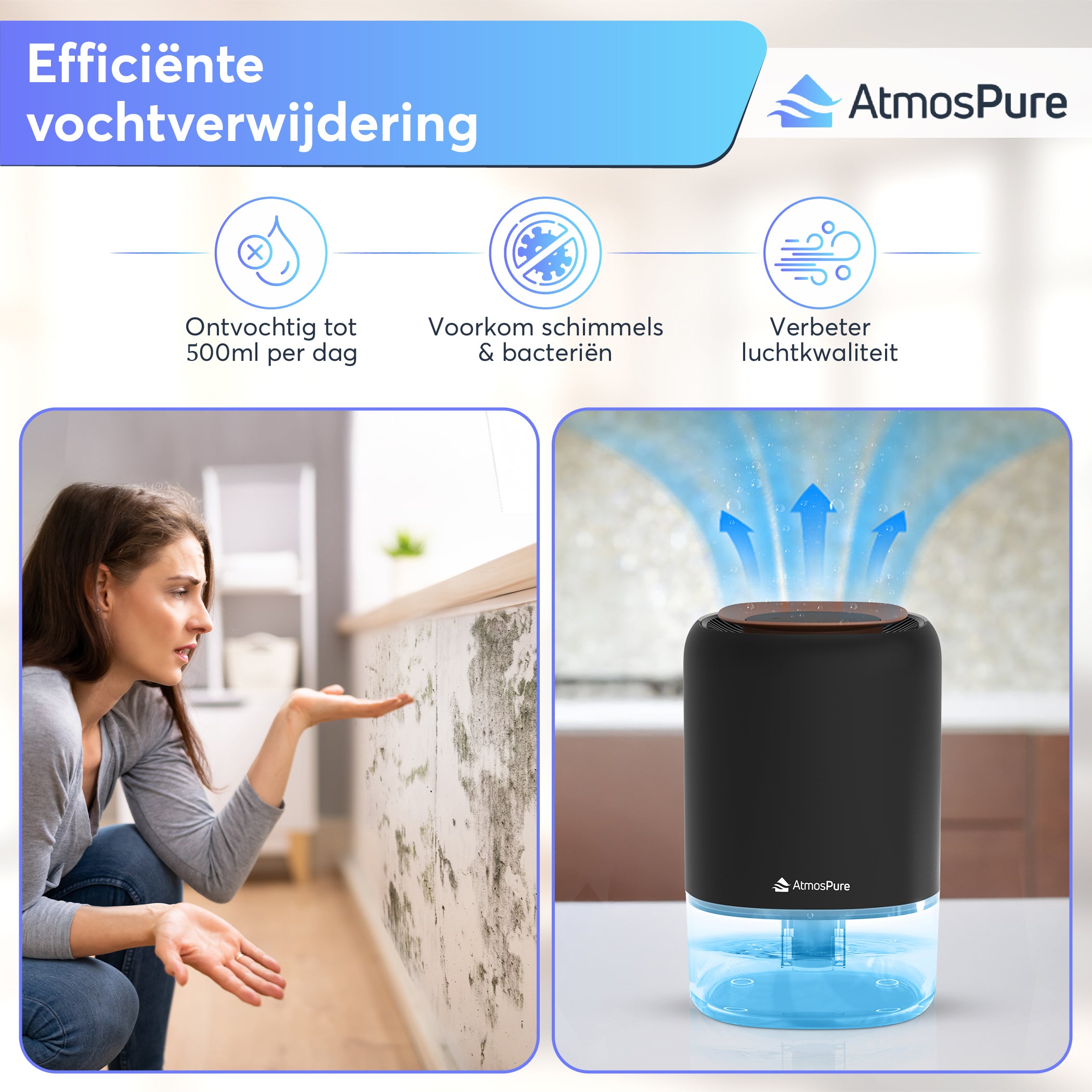 Luchtontvochtiger AirDry Compact